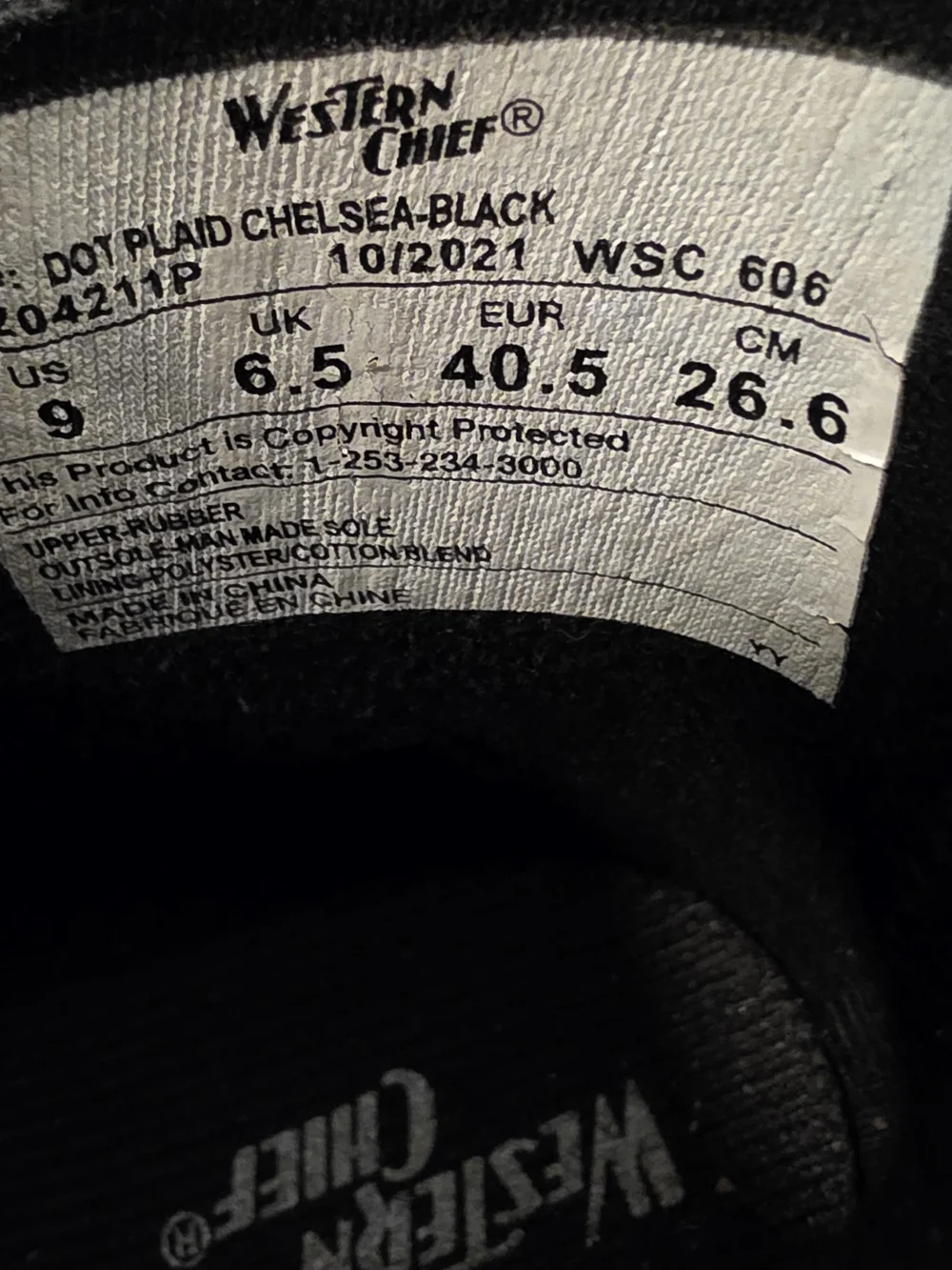 Western Chief Black Ankle Rain Boots with White Dot Lattice